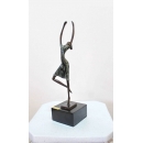 銅雕系列-銅雕人物-舉手芭蕾 y14318 立體雕塑.擺飾 人物立體擺飾 系列-中式人物系列--無庫存